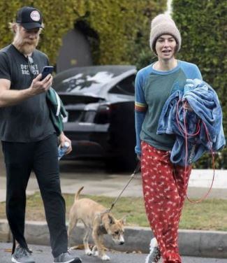 Sue Headey daughter Lena Headey with her boyfriend.